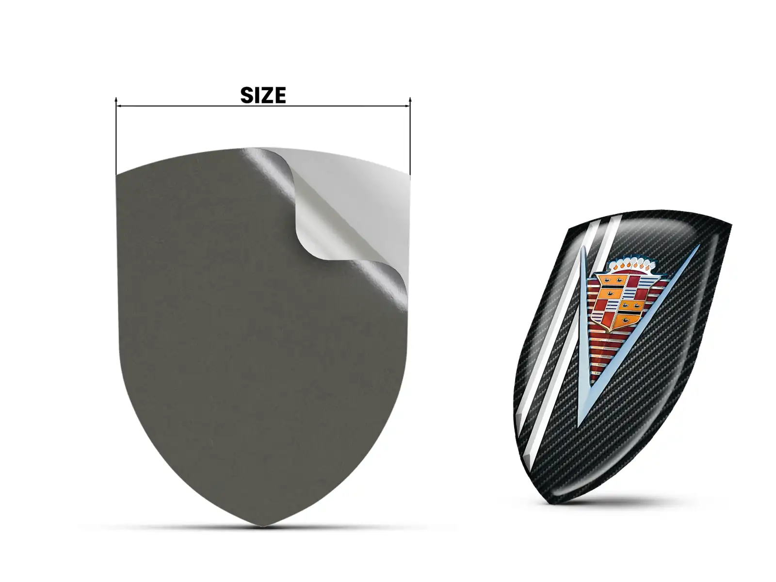 Cadillac Silikon Abzeichen Racing Limited Domes Logo ST